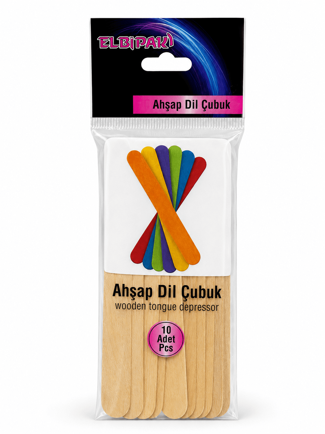 ELBİPAK DİL ÇUBUĞU 10'LU KL*100