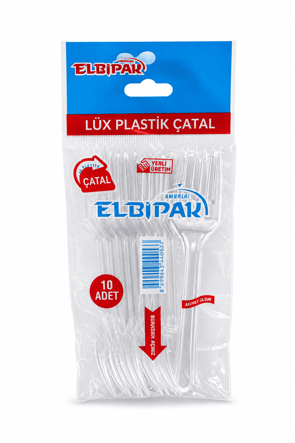 ELBİPAK ÇATAL 10'LU KL*100