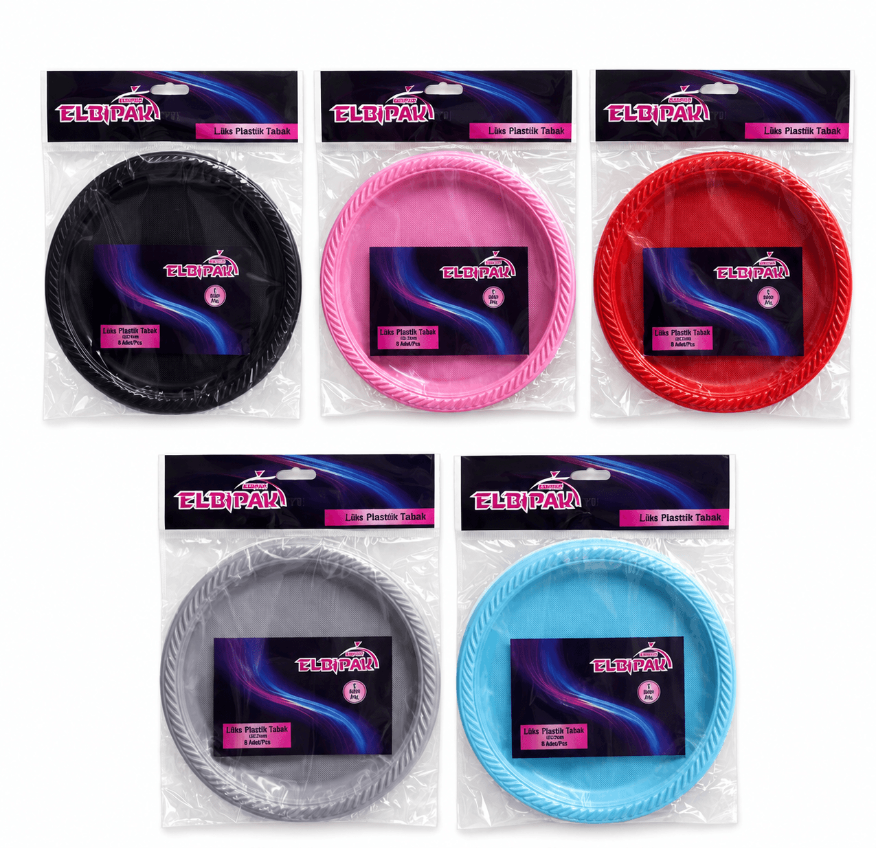 ELBİPAK RENKLİ TABAK KL*80