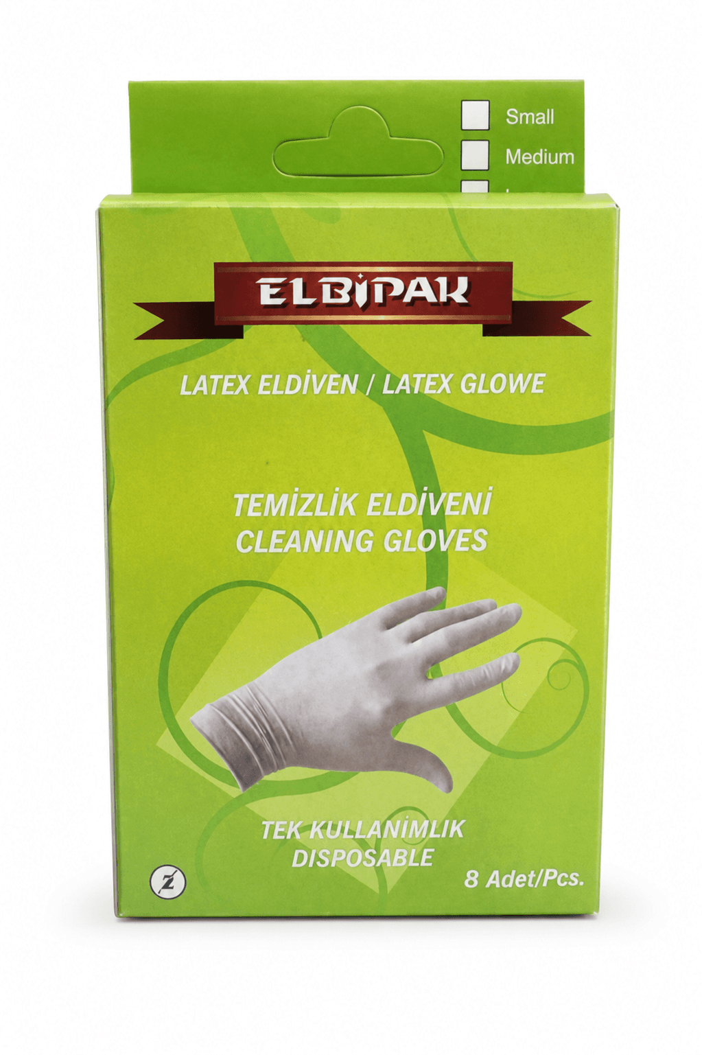ELBİPAK KUTULU ELDİVEN 6'LI KL*100