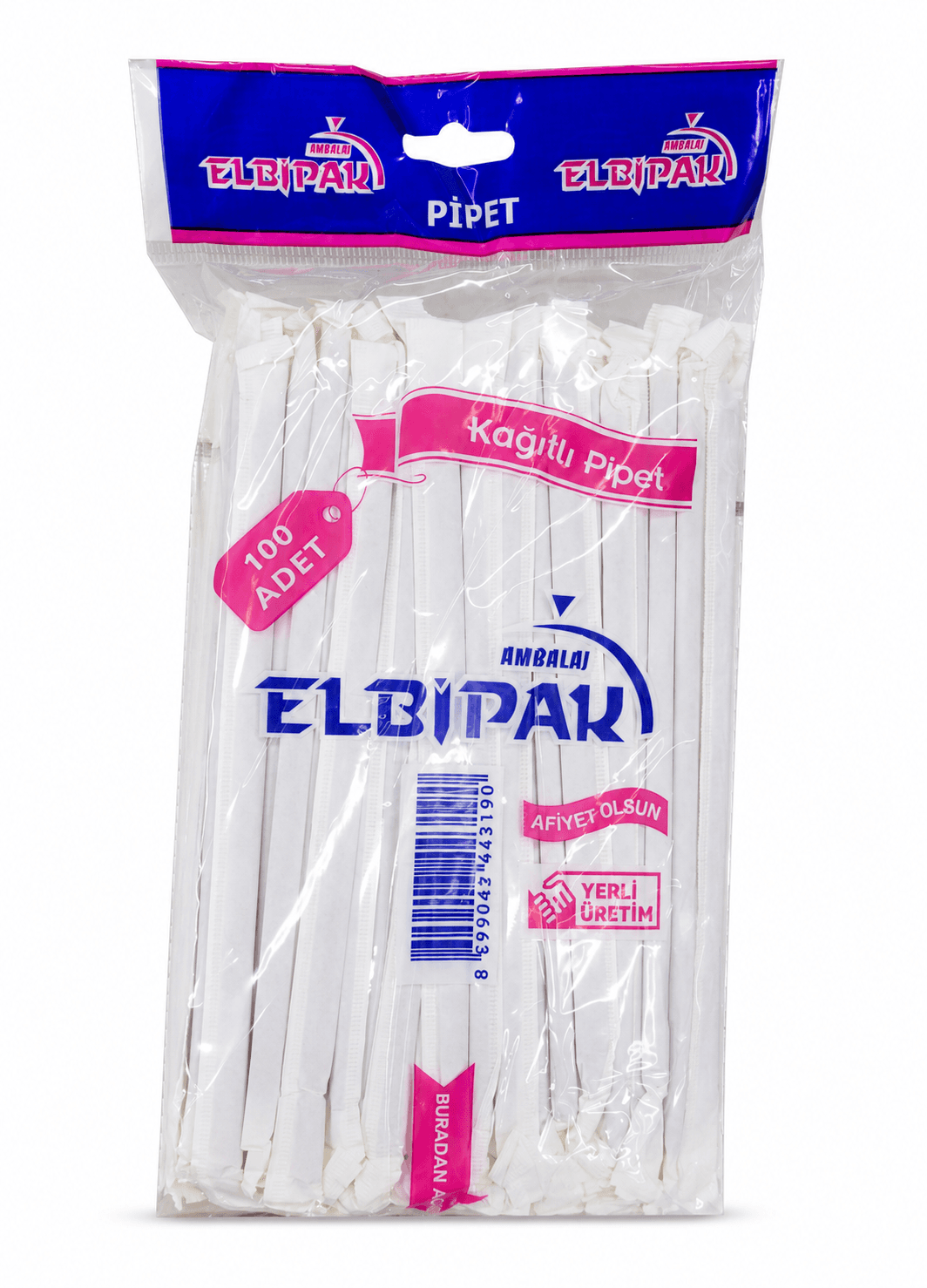 ELBİPAK KAĞITLI PİPET 100'LÜ KL*100