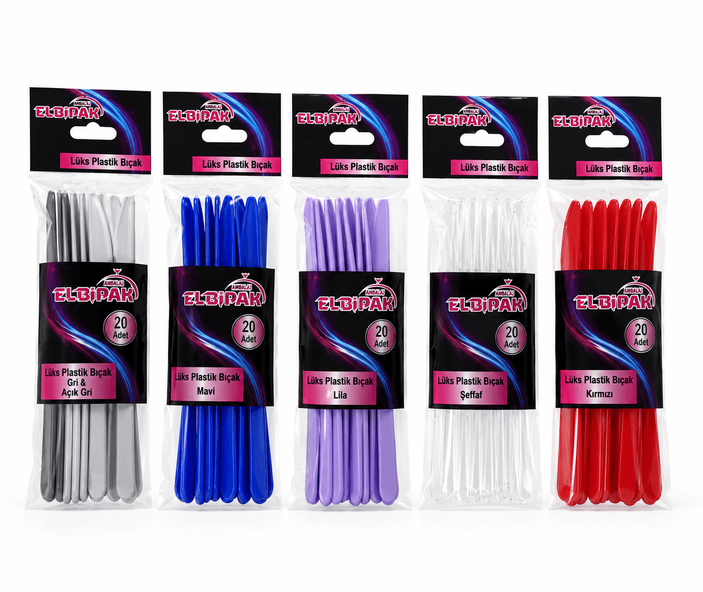 ELBİPAK PLASTİK BIÇAK 10'LU KL*100