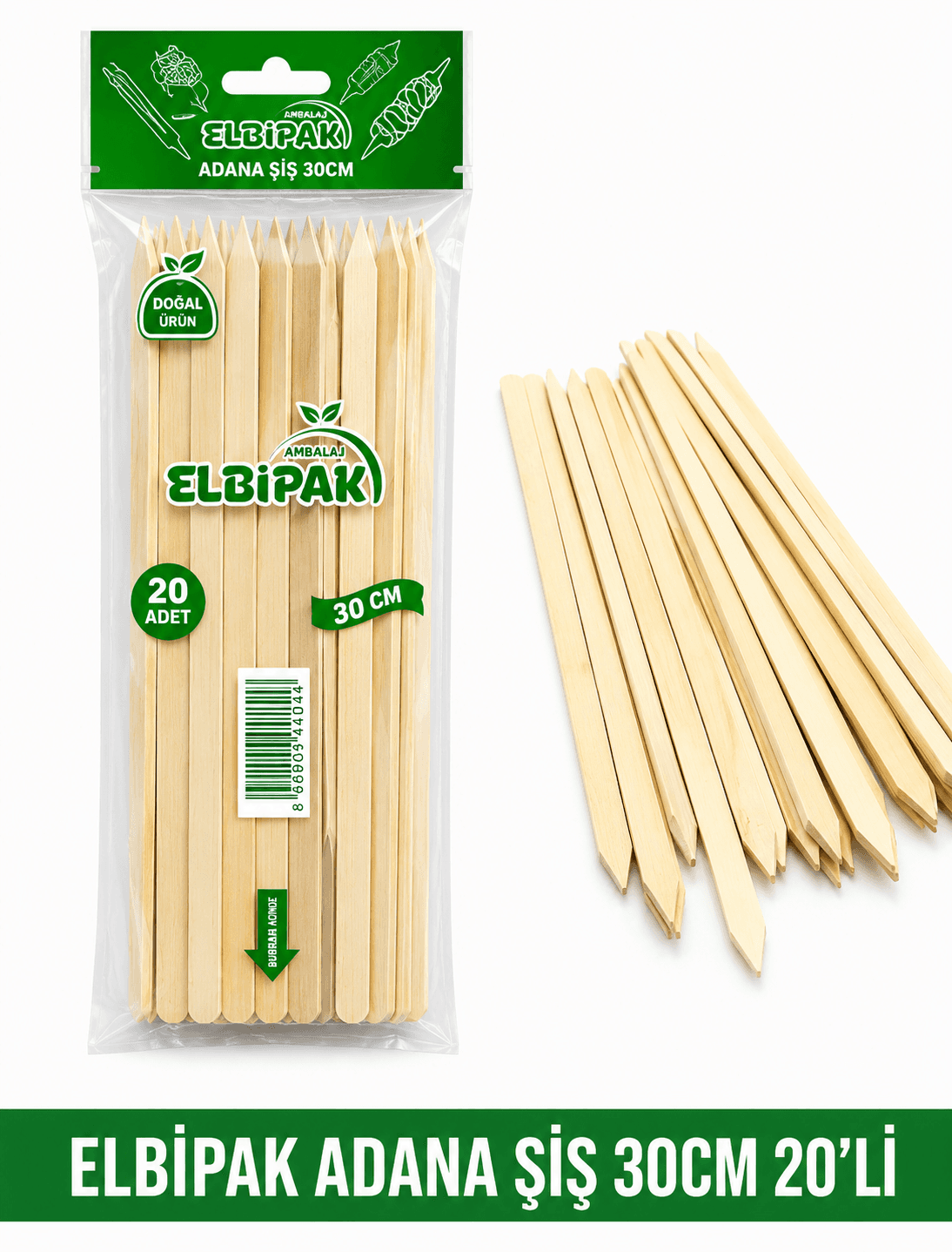 ELBİPAK ADANA ŞİŞ 30CM