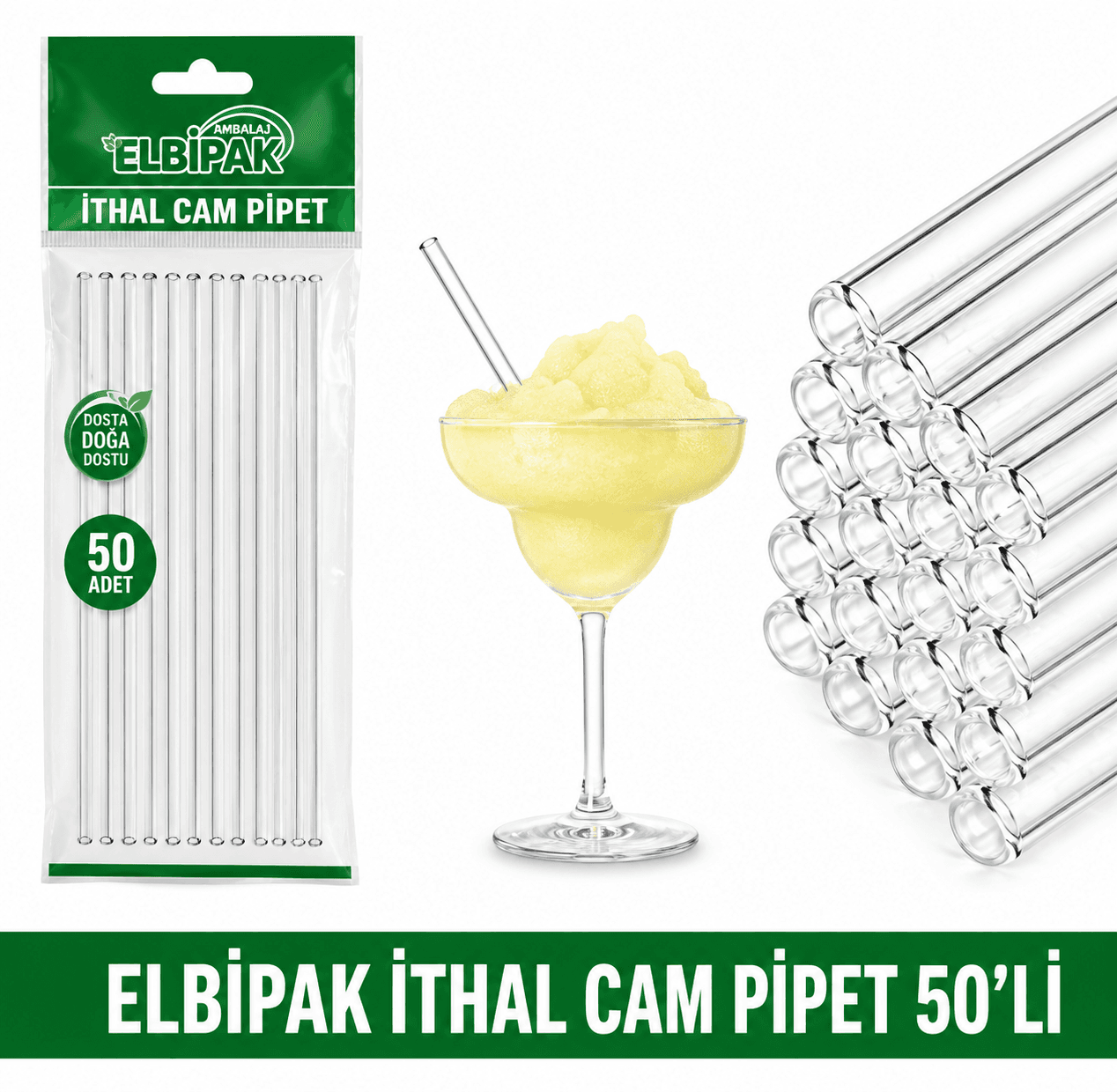ELBİPAK CAM PİPET 50'Lİ KL*30PK
