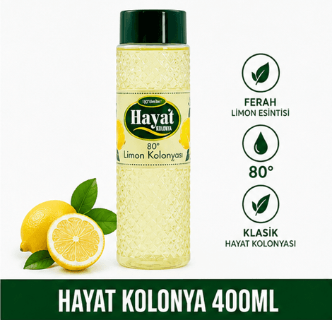 HAYAT LİMON KOLONAYSI 400 ML